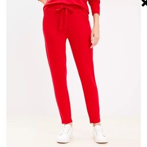 Lou & Grey Women's Signaturesoft Red Sweatpants Joggers Sz S